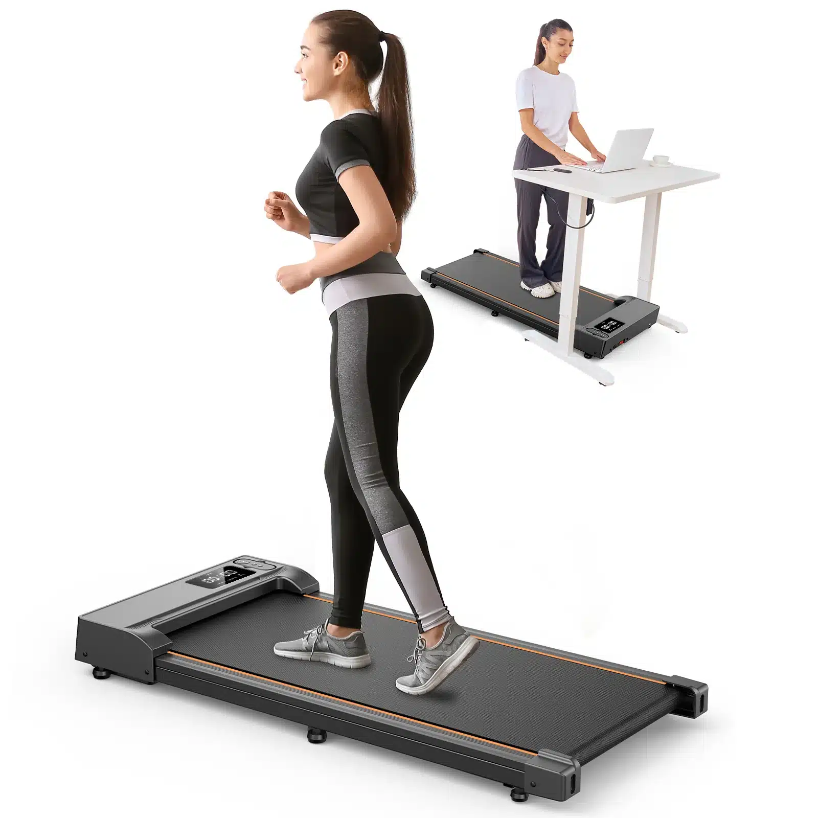 FT31 Treadmill 15° Incline Walking Pad 2.5 PH Motor 4 mph Max Load 300 lbs - Image 1