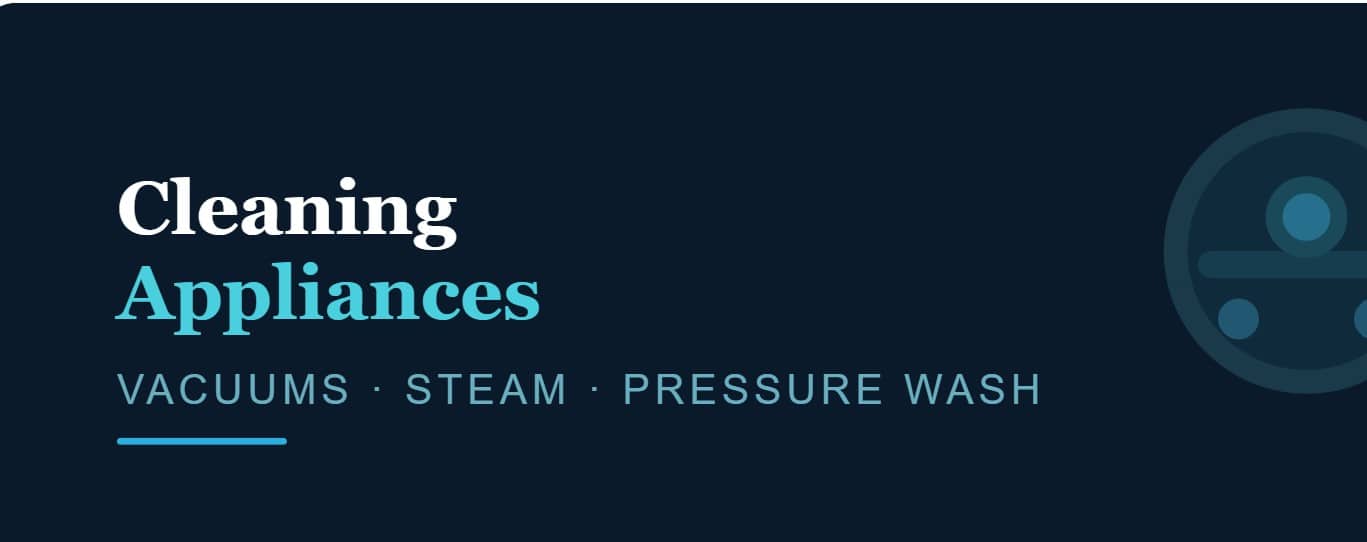 Cleaning Appliances